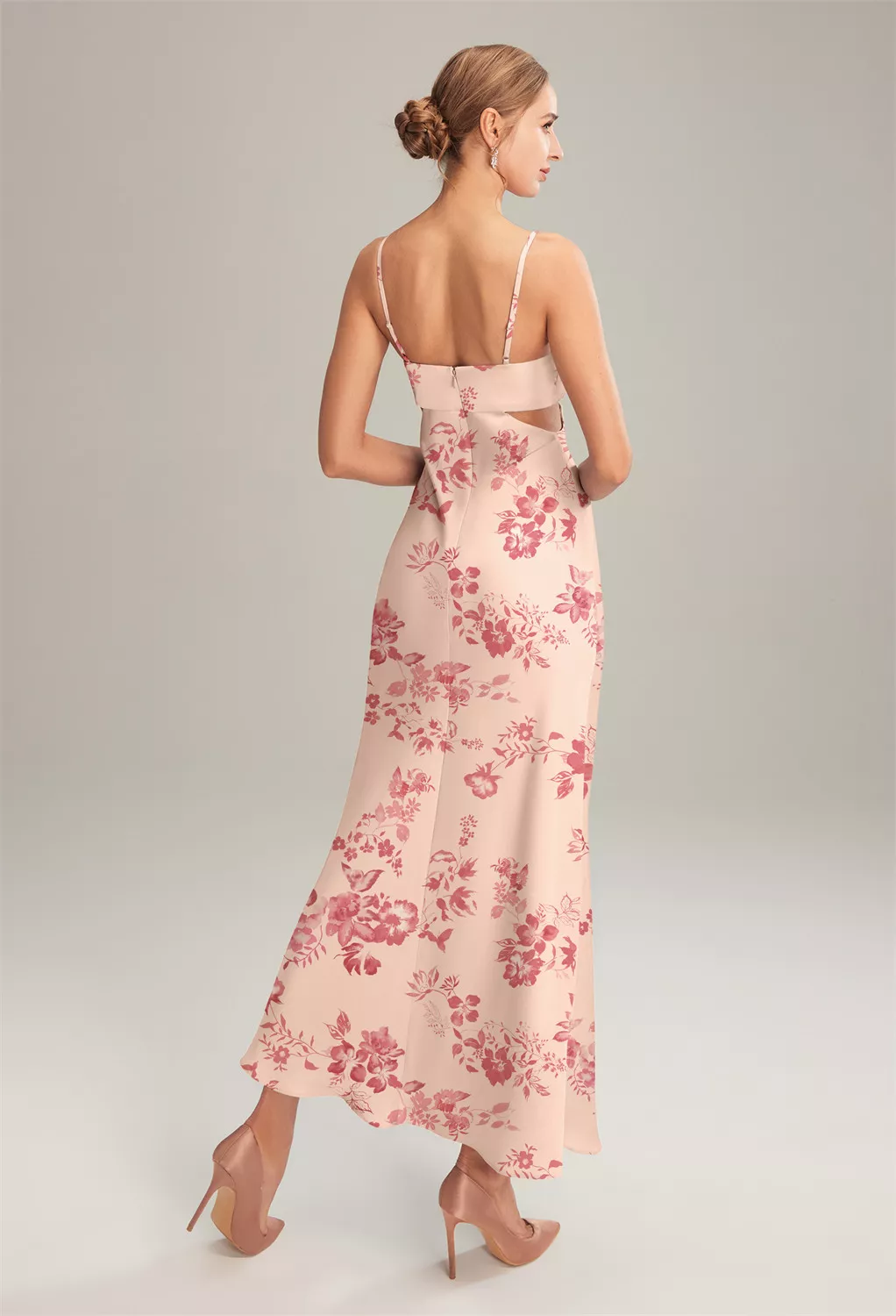 AW Odele Pink Cherry Blossom  Spring Wedding Guest Dresses
